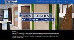Desktop Screenshot of falegnameriafranceschina.com